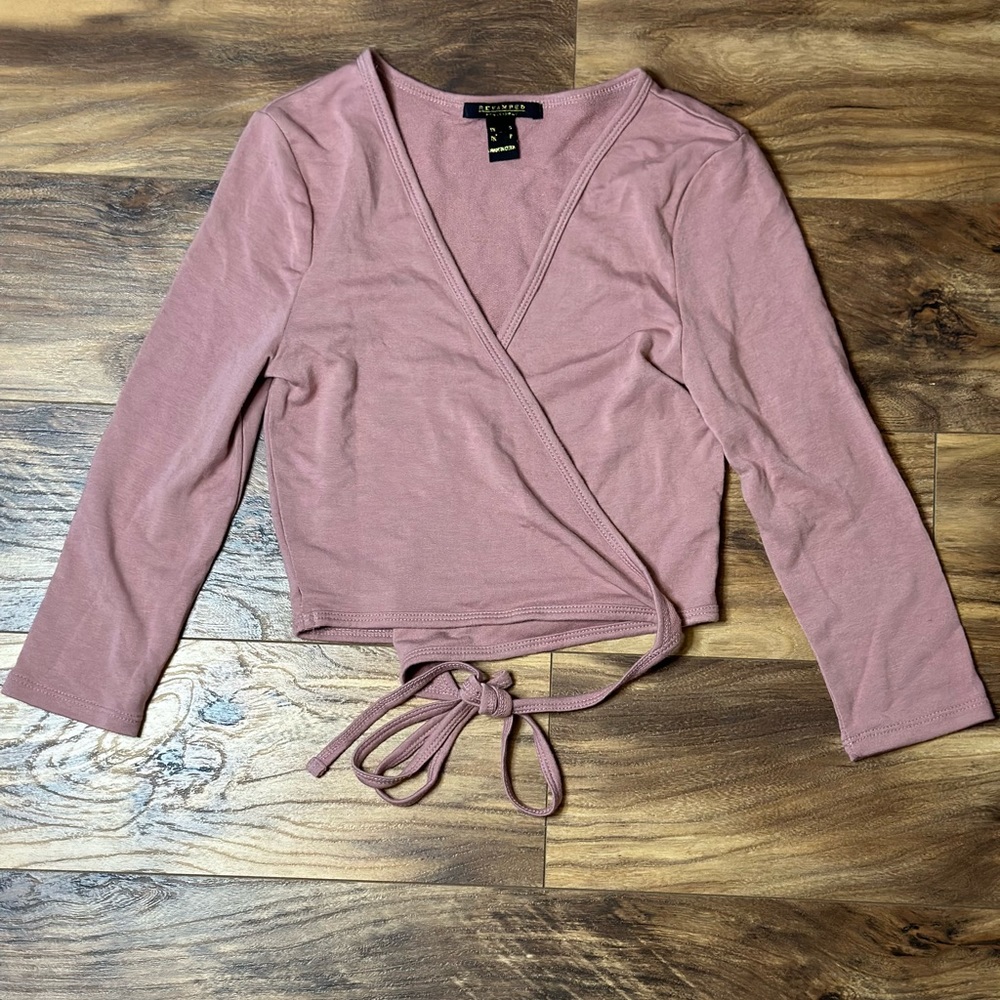 SIRENS crop wrap top